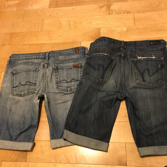 Citizens Of Humanity Pants - 7 ForAllMankind & Citizens for Humanity Shorts 29